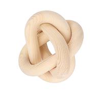 SUPYINI Cadena de Eslabones de Madera Decoración de Madera, Agora/Bobo/Tradicional/Clásico/Estilo Campestre Simple y Elegante... (Color Madera)