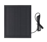 SUPYINI Cargador de panel solar de 6 W, kit de cargador solar ABS, 6 W, 16 V, kit de mantenimiento de batería solar portátil, indicador de carga LED impermeable para coche, moto, barco, caravana