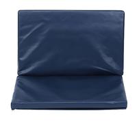 SUPYINI Cojín de Reposabrazos para la Almohadilla del Pedal de la Silla de Ruedas para una Alfombra de Elevación de Algodón de Cuero Suave y Suave de Cuero (Azul (silicona))