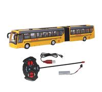 SUPYINI Juguete de autobús escolar RC a escala 1:32, autobús teledirigido, aprendizaje educativo de tecnología, con movimiento hacia adelante, atrás, izquierda y derecha, hecho de material ABS, ideal