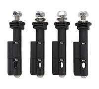 SUPYINI Kit de montaje para tablero de tracción, 4 piezas de 17 mm con pasadores de montaje de seguridad antirrobo, mangueta giratoria de 360°, compatible con MaxTrax MKII Lite
