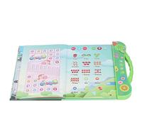 SUPYINI Libro de aprendizaje electrónico para niños en edad preescolar, alfabeto, frutas, números, animales, formas para, 4 juegos, mini hojas de matemáticas, minijuegos, retención de padres, material