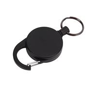 SUPYINI Llavero retráctil de acero inoxidable, cuerda de alambre duradera para exteriores, adecuado para publicidad, promoción y regalos. Llavero de metal de 24,0 pulgadas