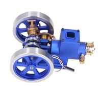 SUPYINI Mini motor de combustión interna para proyectos científicos, física, aprendizaje, aula, accesorios de enseñanza con aleación de aluminio, acero inoxidable, cobre