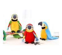 SUPYINI Peluche parlante, repite lo que dices con voz divertida y movimiento corporal, material de felpa suave, para regalos para niños a partir de 3 años (a)