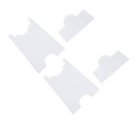 SUPYINI Separador de pared de acrílico, tope universal transparente para sofá para reducir los riesgos de calefacción, para proteger las paredes, para ahorrar espacio de toma de corriente con