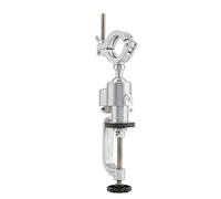 SUPYINI Soporte de aleación de aluminio para taladro eléctrico, abrazadera en banco soporte para accesorio de amoladora, con diámetro de sujeción de 35-43 mm