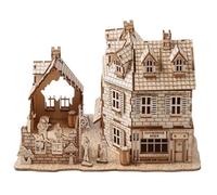 SUQ 3D kits de modelos de madera para adultos, modelos mecánicos ensamblados con rompecabezas de madera,regalos ideales para Navidad y año nuevo - magnífica decoración del hogar（1942 casa de guerra）