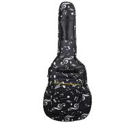 SUQ 40/41 Inch Resistente Al Agua Oxford Bolsa de Guitarra con Bolsillo de Atril Música, Funda de Guitarra Universal, Acolchado Interno de 8 mm Bolsa para Bajo Electrico, Guitarra Acústica (Negro )