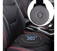 SUQ Almohadilla giratoria para automóviles, Almohadilla giratoria automática de 360 Grados, Almohadilla para Asientos, Almohadilla de Espuma de Memoria, Almohadilla de Alivio de Almohadillas (Gris)