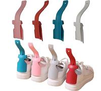 SUQ Ayudante de zapato perezoso, 4 piezas Zapatos Perezoso Ayudante de Levantamiento de Calzado de Viaje para mujeres, hombres, ancianos, Ajustes la Mayoría Zapatos