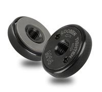 SUQIN 2 Piezas Tuerca de Sujeción Rápida M14 Tuerca Amoladora Para Todas Las Amoladora Angular AEG, Bosch, Dewalt, Flex, Metabo (negro)