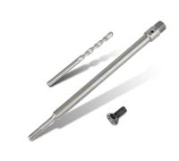 SUQIN 350mm Adaptador SDS Plus,para Sierra Corona Perforadora Hormigón con Rosca M22+8x100 Broca De Centrado Corona Perforadora Hueca