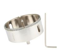 SUQIN Sierra Perforadora De Diamante De 100mm Con Broca De Centro Piloto,Broca De Cristal Con Revestimiento De Diamante Para Azulejos, Porcelana, Vidrio, Mármol y Cerámica