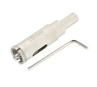 SUQIN Sierra Perforadora De Diamante De 16mm Con Broca De Centro Piloto,Broca De Cristal Con Revestimiento De Diamante Para Azulejos, Porcelana, Vidrio, Mármol y Cerámica