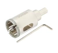 SUQIN Sierra Perforadora De Diamante De 32mm Con Broca De Centro Piloto,Broca De Cristal Con Revestimiento De Diamante Para Azulejos, Porcelana, Vidrio, Mármol y Cerámica