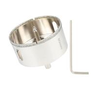 SUQIN Sierra Perforadora De Diamante De 80mm Con Broca De Centro Piloto,Broca De Cristal Con Revestimiento De Diamante Para Azulejos, Porcelana, Vidrio, Mármol y Cerámica