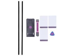 Sur Face Laptop Studio Pies de Goma de Repuesto de 14,4 Pulgadas, Tiras de Parachoques Antideslizantes Grises con Kit de Herramientas, Adhesivo Ultra Fuerte para Estabilidad del (Negro)