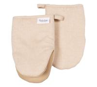 Sur La Table Kitchen Essentials - Juego de 2 mini guantes de horno de silicona, resistentes al calor hasta 287.8 °C (natural)