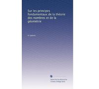 Sur les principes fondamentaux de la théorie des nombres et de la géométrie