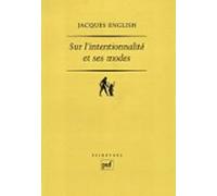 Sur Lintentionnalité Et Ses Modes (ebook)