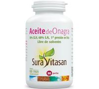 Sura Vitasan Aceite de Onagra Cultivo Ecológico 500mg 90 Perlas