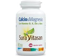 Sura Vitasan Calcio & Magnesio + D+ K + Zinc+ Boro 100 Cápsulas