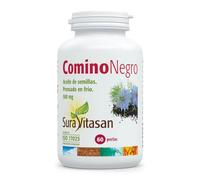 SURA VITASAN Comino Negro 500 mg 60 Perlas | Aceite de Semillas de Nigella Sativa Prensado en Frío, con Ácido Linoleico 50% y Ácido Oleico 20%