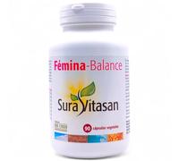 Sura Vitasan Fémina-Balance 90 Cápsulas Vegetales - Con Sauzgatillo, Dong Quai y Ginseng Siberiano - Suplemento para el Equilibrio Hormonal Femenino - Alivio Menstrual y Menopausia
