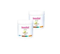 Sura Vitasan Inositol en Polvo - Pack Ahorro 2 x 125gr - Myo-inositol 100% Puro con Vitamina B8 - Ayuda a la Regulación Hormonal, Mejorar la Fertilidad y Equilibrio Metabólico