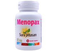 Sura Vitasan Menopax 30 Cápsulas - Complejo Herbal Natural para la Menopausia y el Climaterio - Alivio de Sofocos, Sudores y Cambios de Humor - Con Dong Quai, Cimicífuga y Vitex - Sin Hormonas