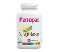 SURA VITASAN Menopax 60 Cápsulas - 6 Extractos Botánicos para Salud de la Mujer y Confort en la Menopausia - Dong Quai, Sauzgatillo,Trébol Rojo, Diente de León, Cimicifuga, Dioscorea