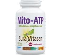 Sura Vitasan Mito-ATP 90 Cápsulas Vegetales - Con Acetil-L-Carnitina, Ácido R-Lipoico y Coenzima Q10 - Apoyo a la Función Mitocondrial y Energía Celular