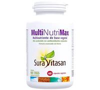 Sura Vitasan MultiNutriMax 60 Cápsulas Vegetales - Con Formas Activas, Enzimas y Factores Lipotrópicos - Multivitamínico y Multimineral Premium de Alta Absorción - Energía, Defensas y Antifatiga
