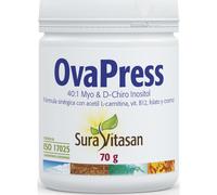 Sura Vitasan OvaPress Glucosa 70gr - Con Mio-Inositol, D-Chiro-Inositol y Vitamina B8 - Suplemento para el Equilibrio Metabólico y Hormonal - Control de la Glucosa