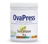 Sura Vitasan OvaPress Glucosa 70gr - Con Mio-Inositol, D-Chiro-Inositol y Vitamina B8 - Suplemento para el Equilibrio Metabólico y Hormonal - Control de la Glucosa
