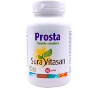 Sura Vitasan Prosta 60 Perlas Vegetales - Con Saw Palmetto, Prunus Africanum y Aceite de Pepita de Calabaza - Salud de la Próstata y Función Urinaria - Rico en Zinc y Fitosteroles