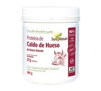 SURA VITASAN Proteína de Caldo de Hueso 300g - 99% Proteína y 80% Colágeno - Caldo de Hueso de Vacuno Alimentado en Pasto y Lecitina de Girasol - Suplemento Nutricional en Polvo