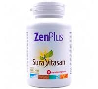 Sura Vitasan ZenPlus 30 Cápsulas Vegetales - Con Ashwagandha, Rodiola, L-Teanina y Complejo B Activo - Suplemento Adaptógeno Avanzado para Estrés, Ansiedad y Fatiga Mental - Rendimiento Cognitivo