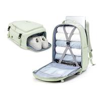 suradar Mochila 45x36x20 Easyjet, Mochila Viaje Cabina Avion con Compartimento para Zapatos, Debajo del Asiento Mochila Equipaje de Mano, Bolsa de Viaje Hombre Mujer Verde menta