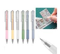 SURALIN 6 uds pluma cuchillo DIY arte trabajo corte Papier pluma para corte rotatorio de precisión Mini cuchillo de empuje