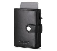 SURAZO St_Small_wallet2_Black, Billetera Bi-Fold Mujeres, Negro, Medium