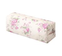 SURBEAV Estuche para lápices, para oficina, universidad, escuela, bolsa de almacenamiento, organizador de maquillaje, bolsa de cosméticos, estuche estético para niñas y niños (rosa flor)