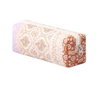 SURBEAV Estuche para lápices, para oficina, universidad, escuela, bolsa de almacenamiento, organizador de maquillaje, bolsa de cosméticos, estuche estético para niñas y niños (flores mezcladas)