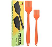 SURDOCA Brocha Cocina, Pincel Silicona Cocina, 10 + 8 Cepillo Silicona Cocina, Anti-Adherente,Resistentes Pincel Reposteria, Esparcir Aceite, Mantequilla, Salsa, Marinados Barbacoa, Hornear