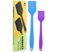 SURDOCA Brocha Cocina, Pincel Silicona Cocina, 10 + 8 Cepillo Silicona Cocina, Anti-Adherente,Resistentes Pincel Reposteria, Esparcir Aceite, Mantequilla, Salsa, Marinados Barbacoa, Hornear