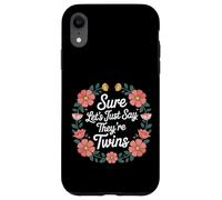 Sure Let's Just Say They're Twins Caos de crianza - Carcasa para iPhone XR