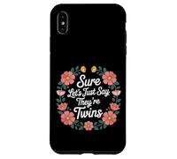 Sure Let's Just Say They're Twins Caos de crianza - Carcasa para iPhone XS MAX
