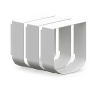 Sure Petcare SureFlap - Extensor de túnel, compatible con SureFlap Microchip Cat Flap y Cat Flap Connect, accesorio de instalación en pared, color blanco (paquete de 3)