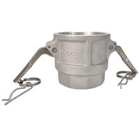 SURE TEC Acoplamientos Kamlock tipo D acoplador con rosca interior (aluminio, 1")